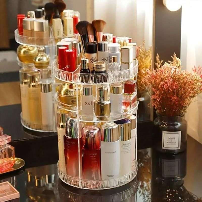 Rotating Vanity Organizer