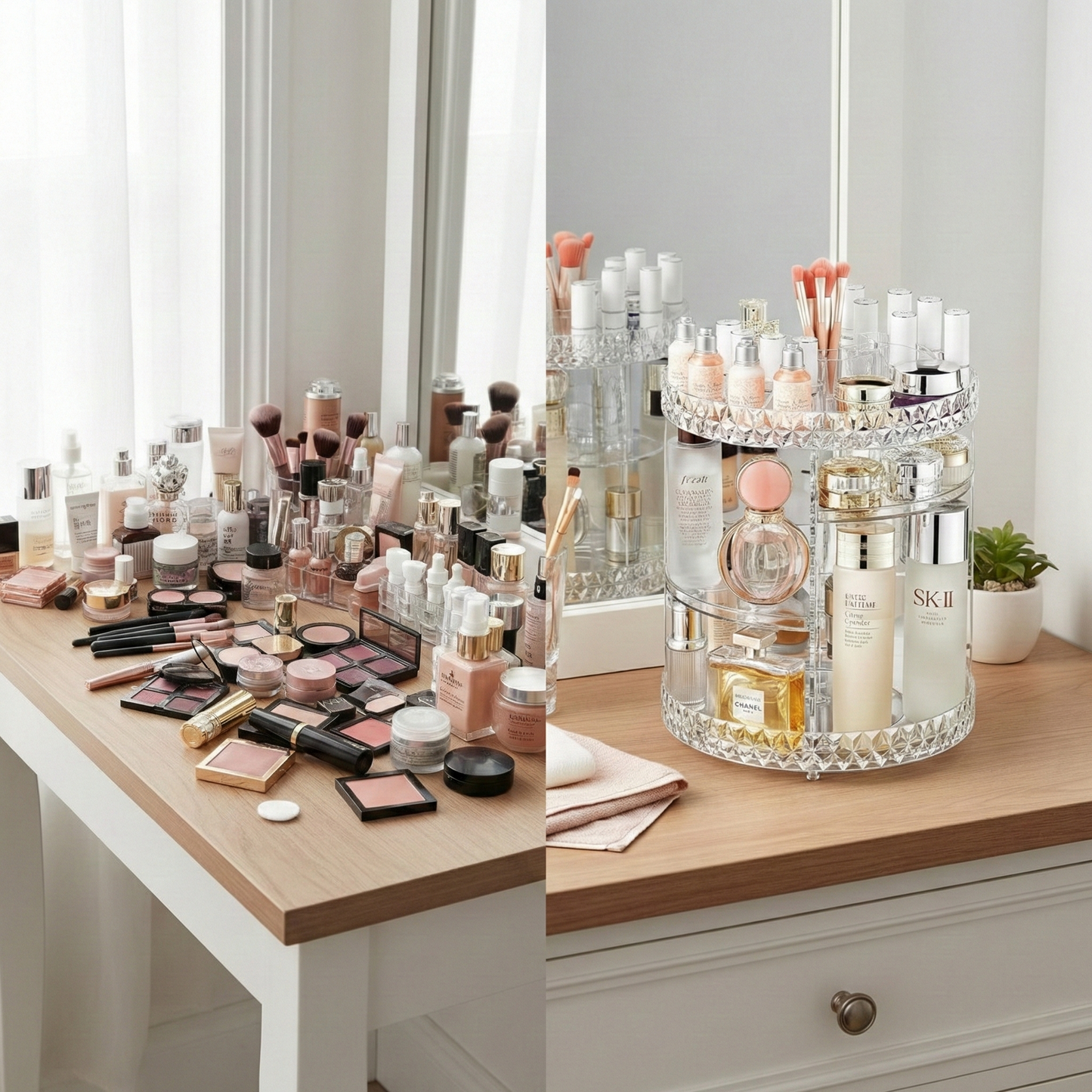Rotating Vanity Organizer